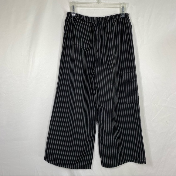 Chicos Women’s Striped Linen Blend Pull On Travelers Pants Chico Sz 2 - Picture 3 of 7